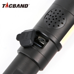 FV0101A| Multifunctional rechargeable flashlight with alarm