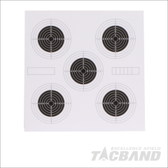 STP0114 | Bullseye Paper Targets for Airsoft Shooting | 14x14cm